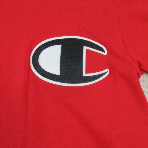 Champion Heritage T-Shirt Women's XS Red Embroidered Logo Short Sleeve Crew Neck - Picture 5 of 9